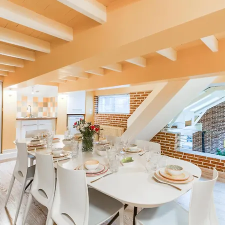 بيت للعطل Loft Honfleurais 10 Personnes - Coeur Historique