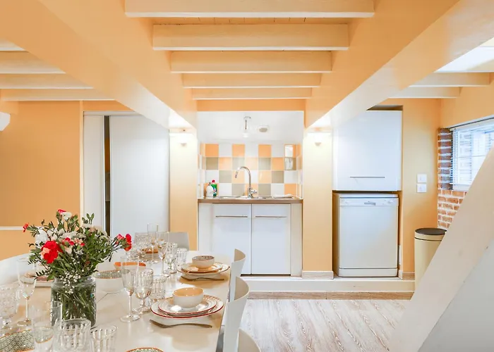 Дом отдыха Loft Honfleurais 10 Personnes - Coeur Historique Онфлёр