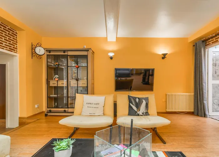 Дом отдыха Loft Honfleurais 10 Personnes - Coeur Historique Онфлёр